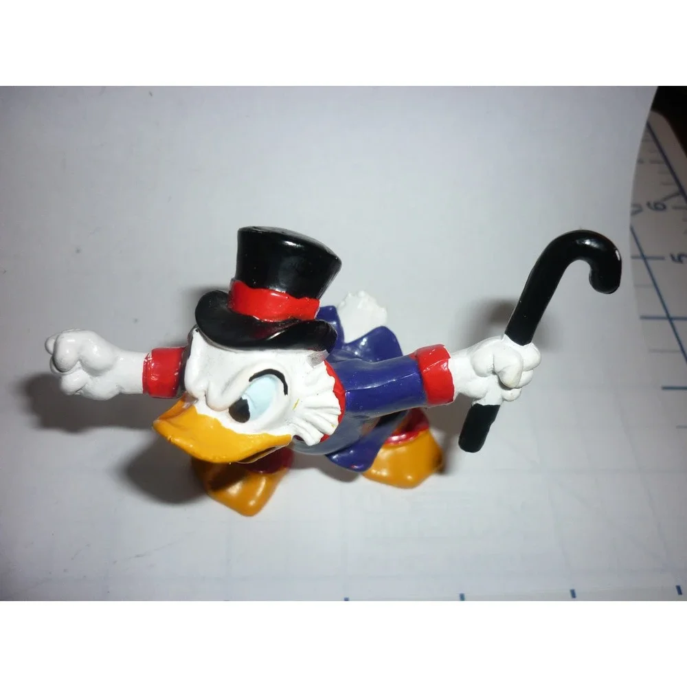 Vintage 1988 Disney Scrooge‎ McDuck PVC Figure Bully W. Germany DuckTales